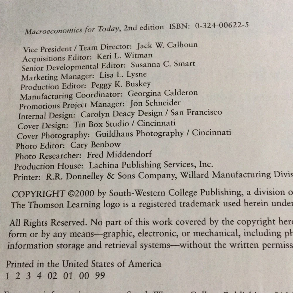 Macroeconomics for Today 2nd Edition Textbook Irvin B Tucker